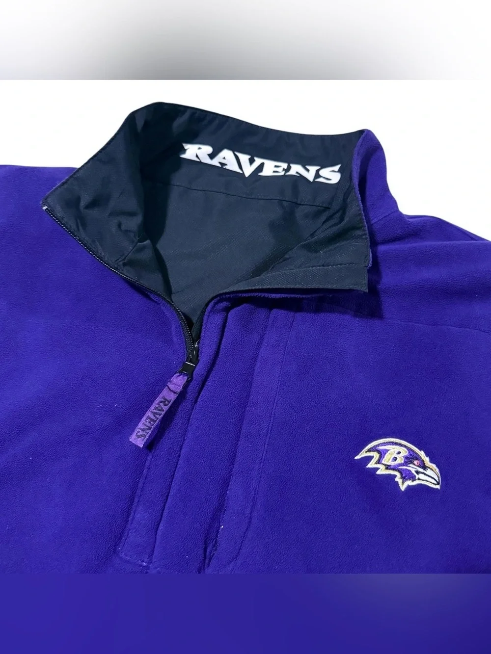 NFL 2007 Baltimore Ravens Reversible Fleece Jacket